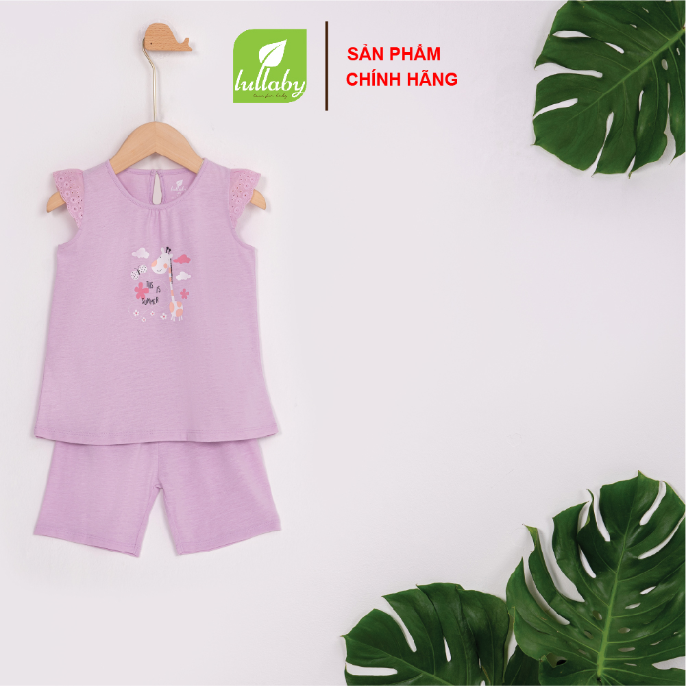 LULLABY - BỘ BG CỘC TAY REN NH163V