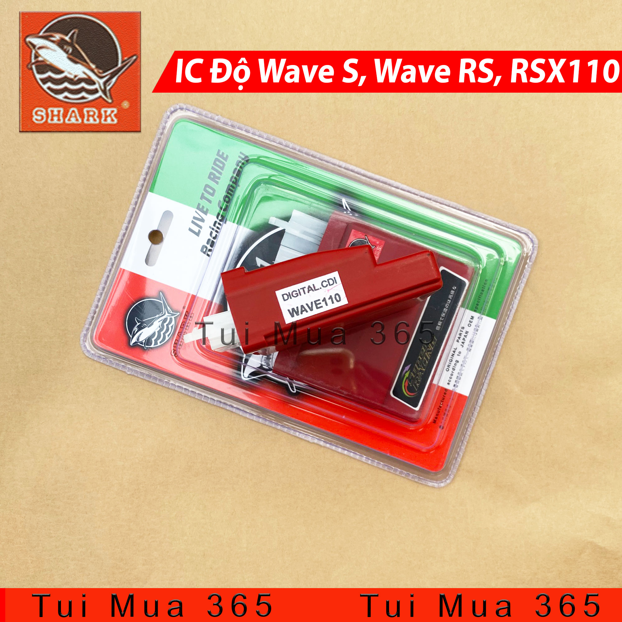 [HCM][ECU] IC Shark Mở Tua Honda Wave S110 RS110 RSX110