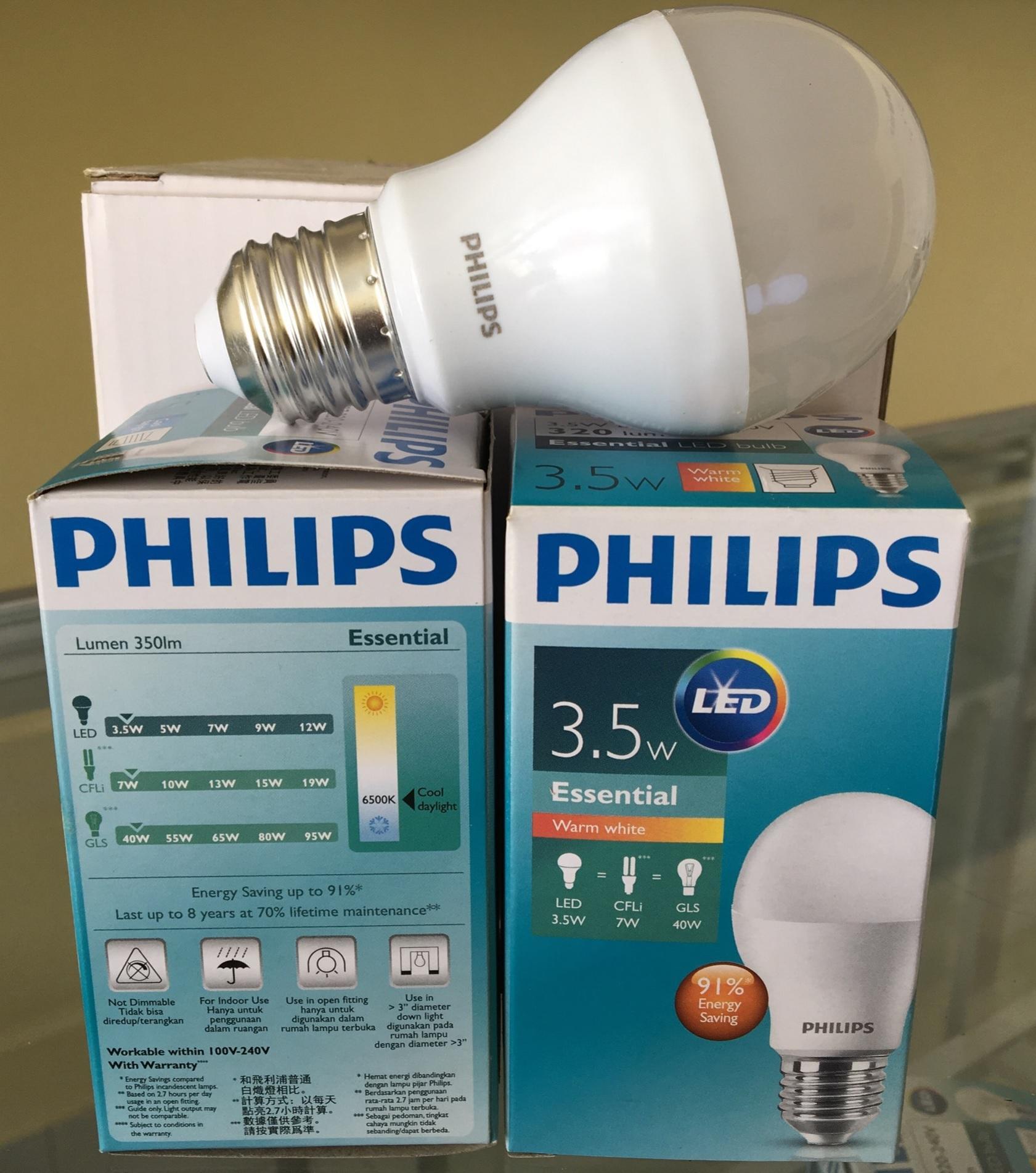 Bóng đèn Philips LED Essential Gen3 12W 3000K E27 A60 - Ánh sáng vàng