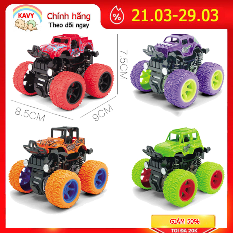 Xe ô tô đồ chơi trẻ em quán tính chạy đà nhiều màu sắc, nhựa nguyên sinh an toàn, chạy khỏe và đi rất xa - KAVY