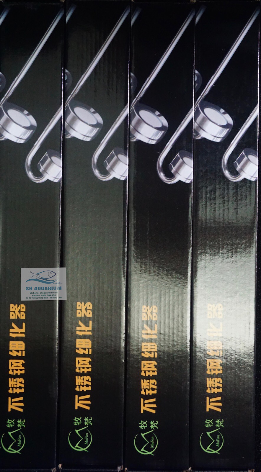 [HOÀN TIỀN 10%]Sủi CO2 Inox treo thành bể cá cảnh, thuỷ sinh Mufan 40cm (size L)