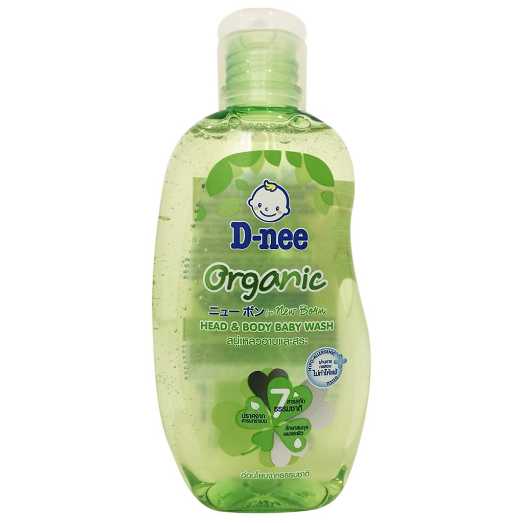 Tắm gội Dnee Pure Organic 200ml Thái Lan