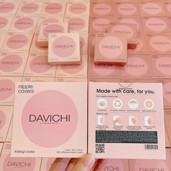 Miếng Dán Ngực Silicon DAVICHI Nâng Ngưc Cao Cấp, Siêu Mỏng, Ôm Khít