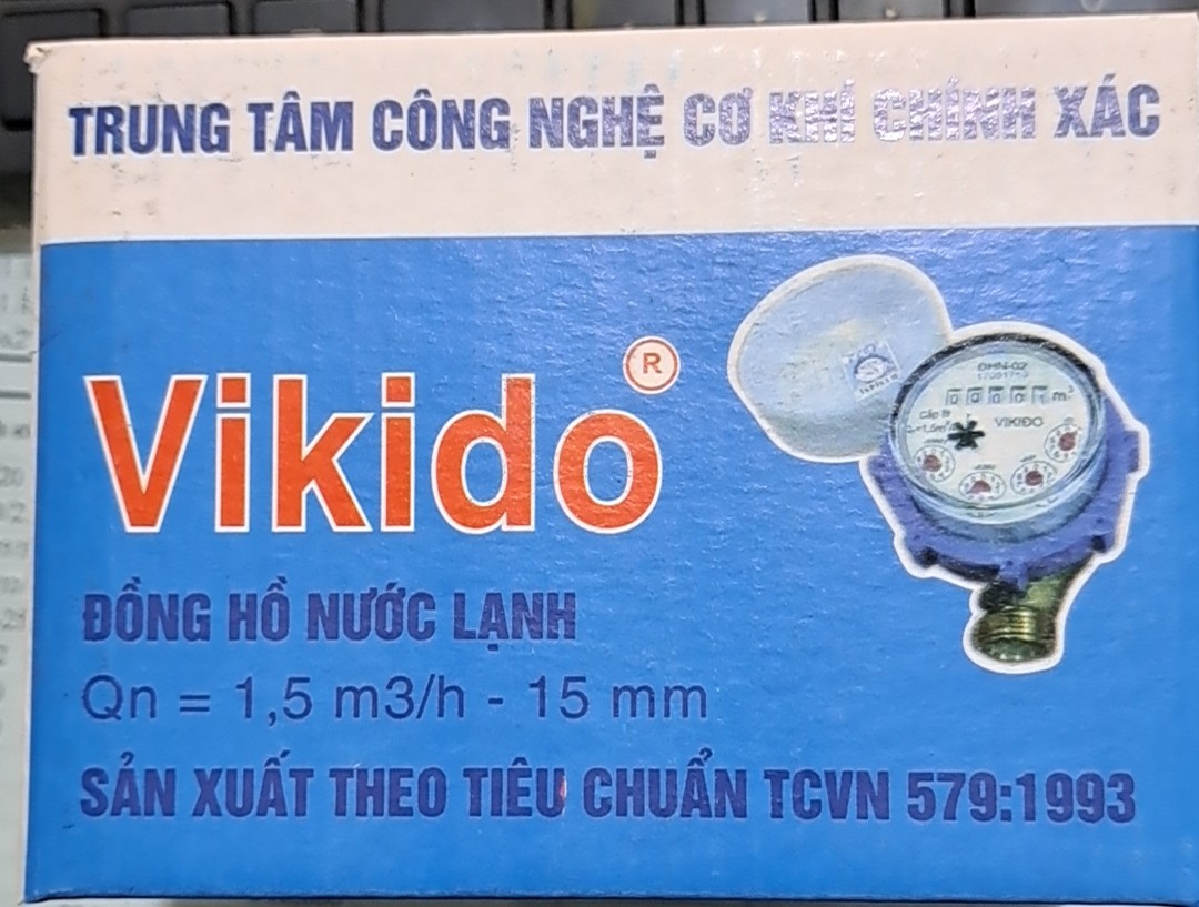 Đồng Hồ đo nước Vikido DN15