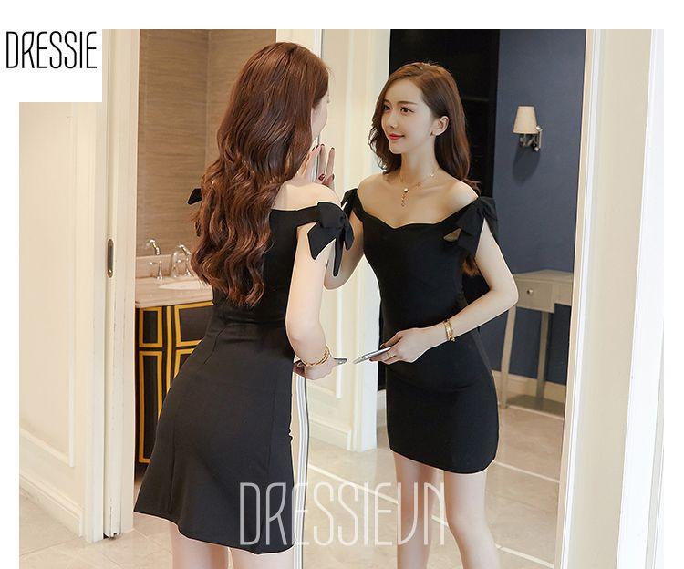 Đầm đẹp váy nữ áo đầm đẹp đầm xòe chữa cao cấp DRESSIE trễ vai bẹt vai hở vai thời trang nữ đẹp công sở dạo phố dự tiệc quần áo nữ xinh xắn váy đầm dự tiệc sang trọng trẻ trung - DX100 (Đen - Trắng - Đỏ) – Kèm hình ảnh thật