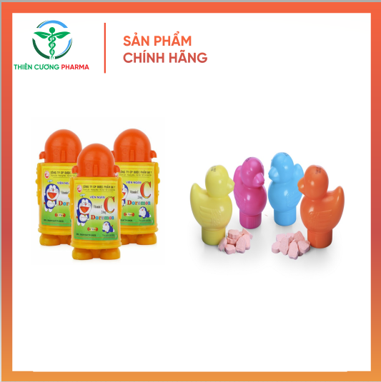 Kẹo Vitamin C Đôremon, C thú vịt