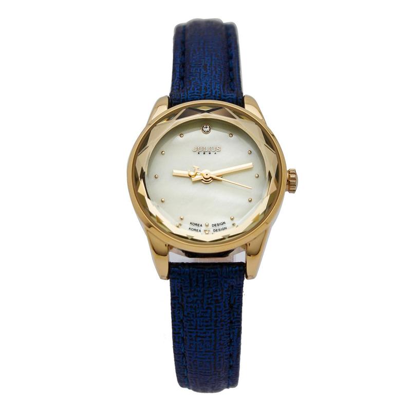 Sale off đồng hồ nữ Julius Hàn Quốc JA-723 lăng kính 3D lấp lánh dây da