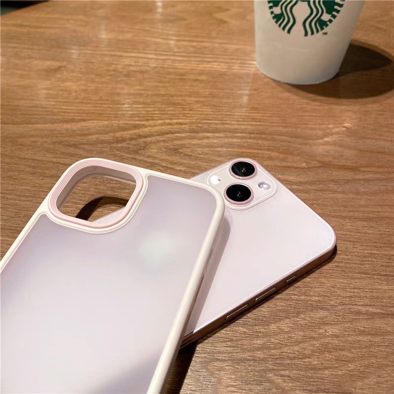 Ốp lưng iPhone 15 | 15 Plus Likgus Magic Smooth nhám mờ chống sốc , bảo vệ camera ( màu Hồng)