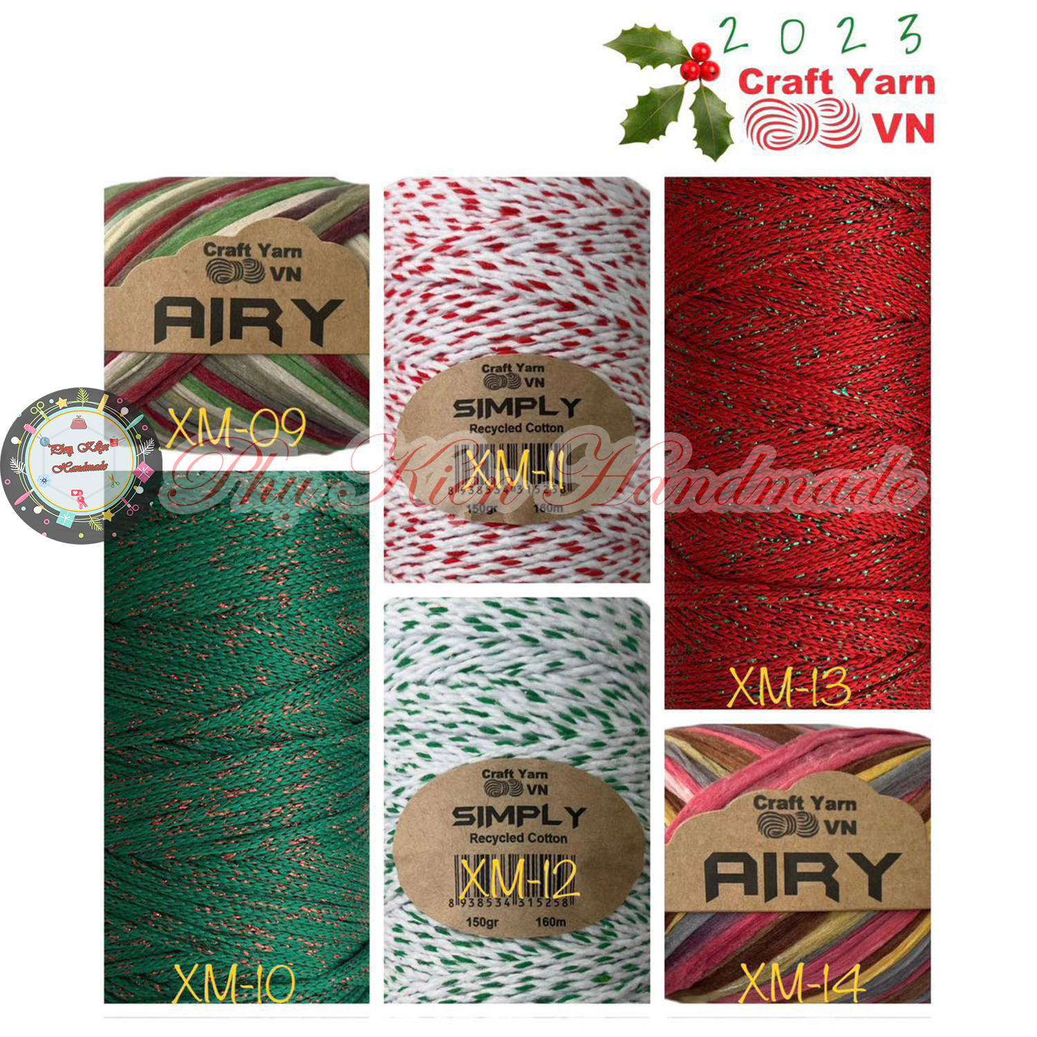 Christmas Weaving Yarn / Airy Christmas Yarn / Simply Christmas Yarn 32K/Roll