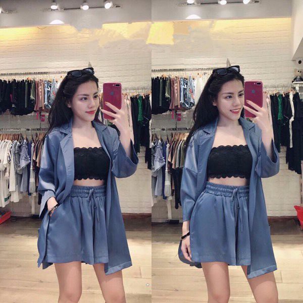 Áo cúp ngực ren không dây