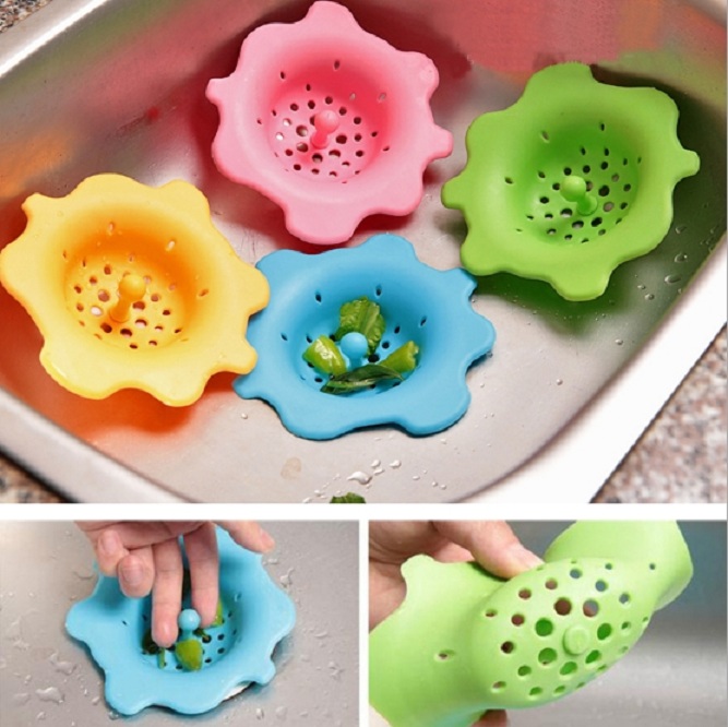 Lọc rác bồn rửa chén hình hoa