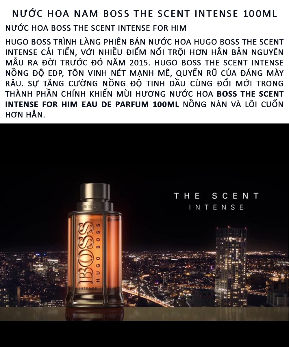 Nước Hoa Nam BOSS Cao Cấp 100ml - myphamthienduc