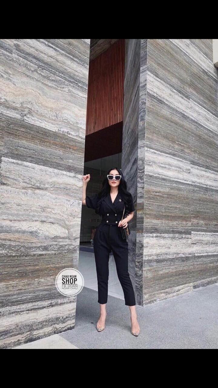 Sét bộ áo kiểu vest cát hàn 40-53-QH