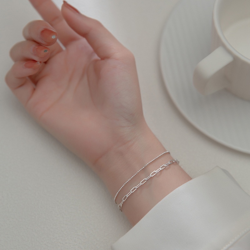 Lắc Tay Bạc Dreamsilver Chain and Ball LT028