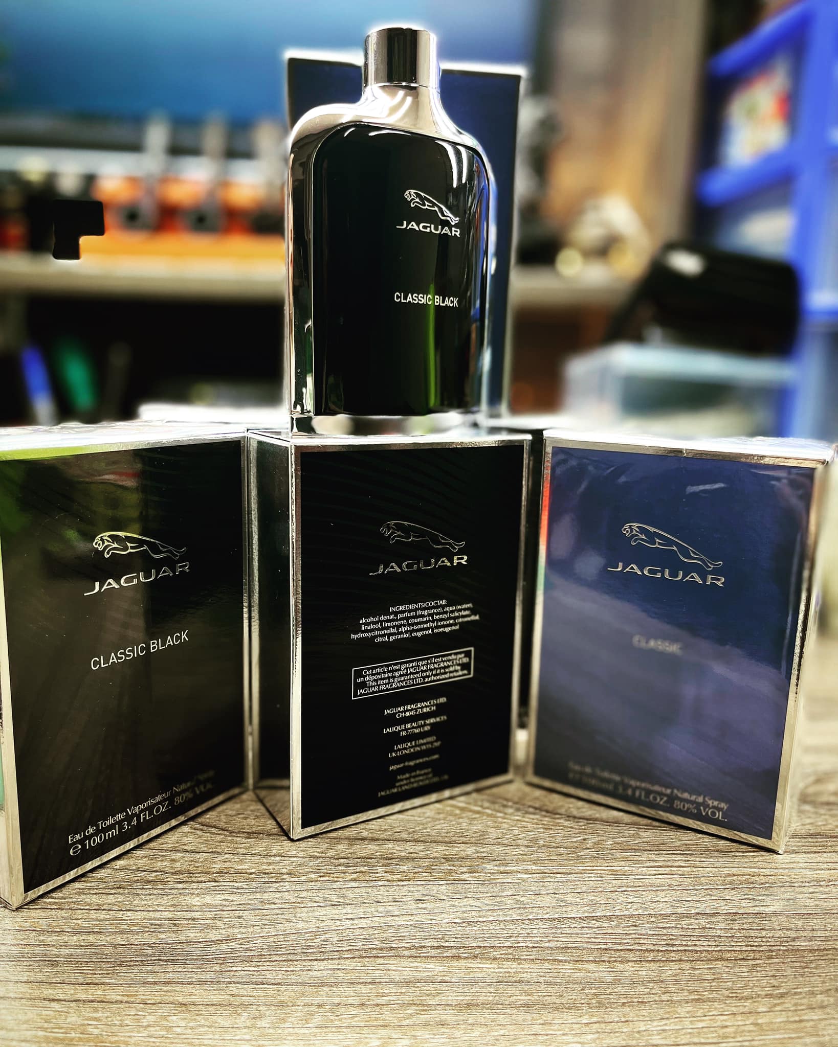 Nước hoa nam Jaguar Classic Black EDT 100ml