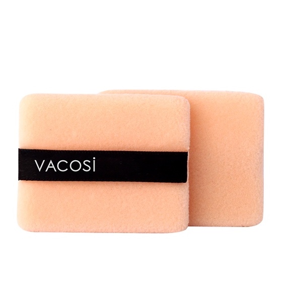 Vacosi collection Pro makeup Small Round Puff, Square BP01 BP02