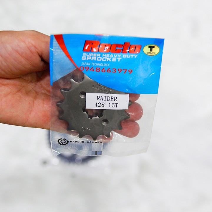 Nhông sên dĩa RECTO gắn GSX R150.