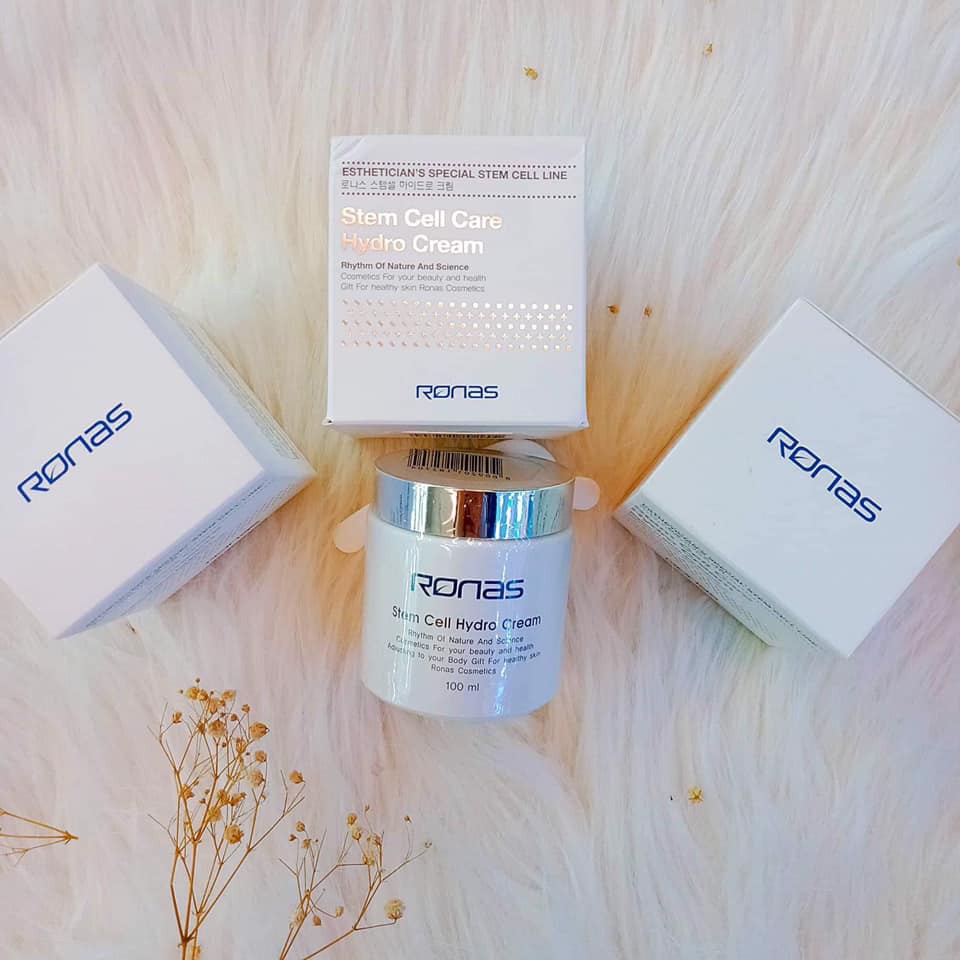 Kem Ronas-Dưỡng trắng da, cấp ẩm Ronas Stem Cell Hydro Cream (Chính hãng Hàn Quốc)