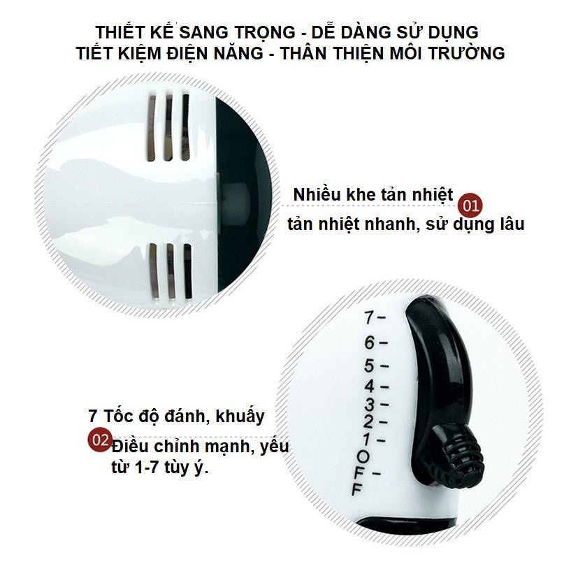 Máy Đánh Trứng Cầm Tay 7 Cấp Tốc Độ Scarlett 180W