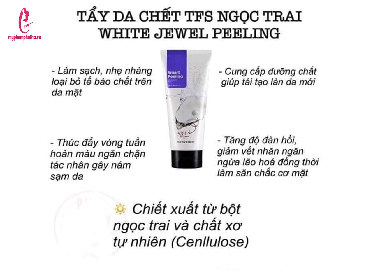 Tuýp gel tẩy tế bào chết HQ 120ml (Dùng cho mặt)