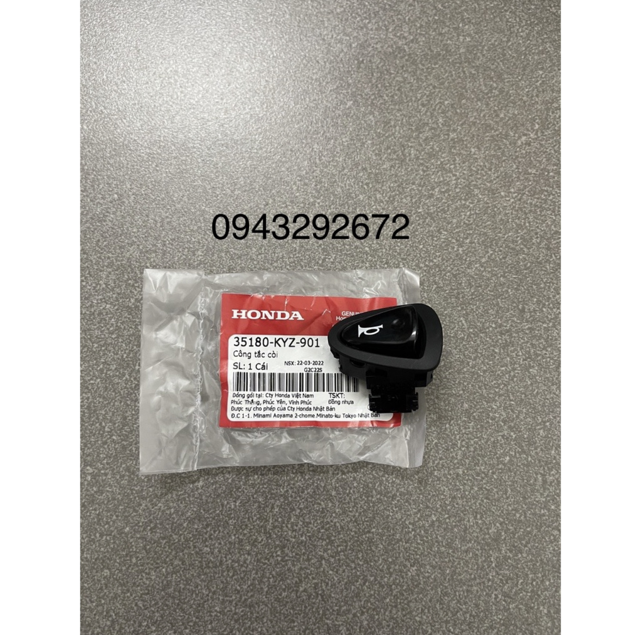 Công tắc còi Ws110. Rsx110, Future 125 Honda ( 35180KYZ901 )