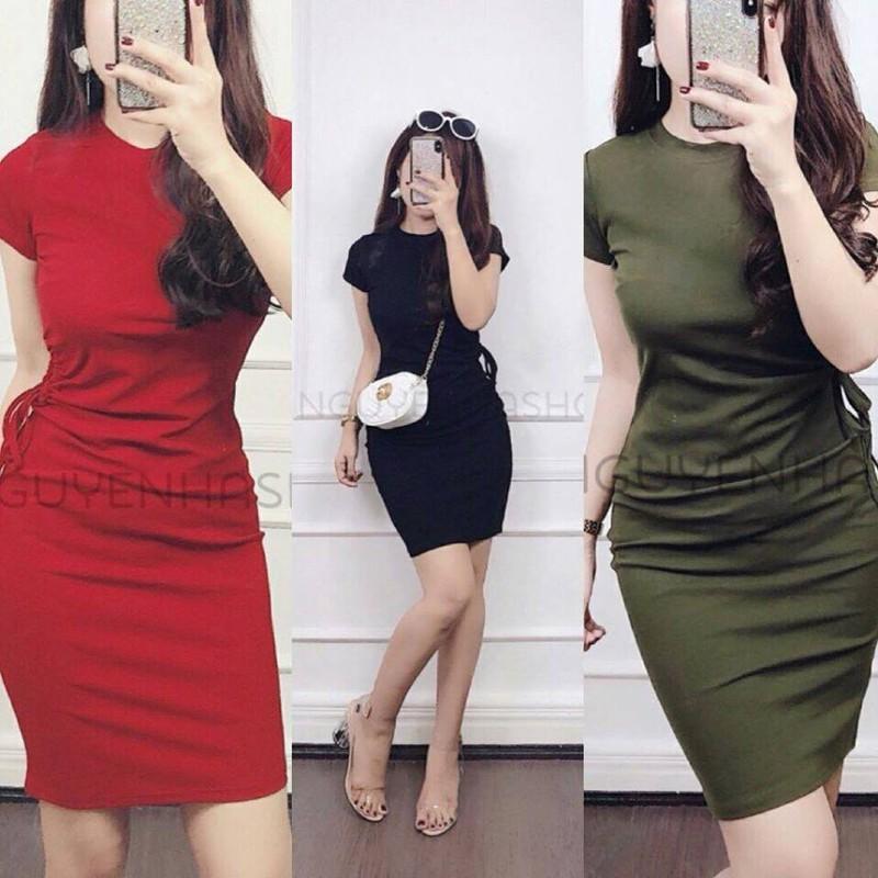 [HCM]ĐẦM ÔM BODY RÚT EO SIÊU XINH