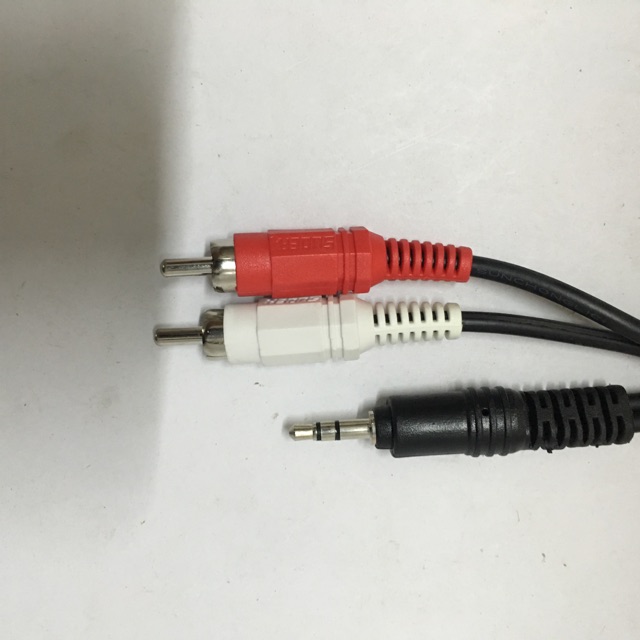 Dây loa 35mm ra 2 đầu AV (3m)
