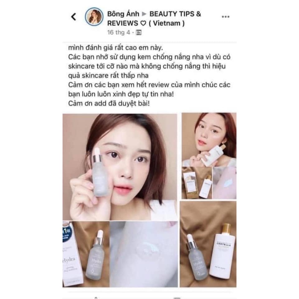 TINH CHẤT DƯỠNG ẨM - LÀM SÁNG DA 9WISHES HYDRA
