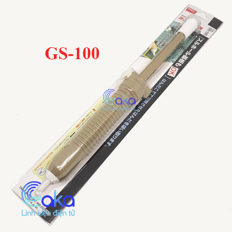 Súng hút chì hàn, Dụng cụ hút thiếc loại tốt GS-100 loại tốt