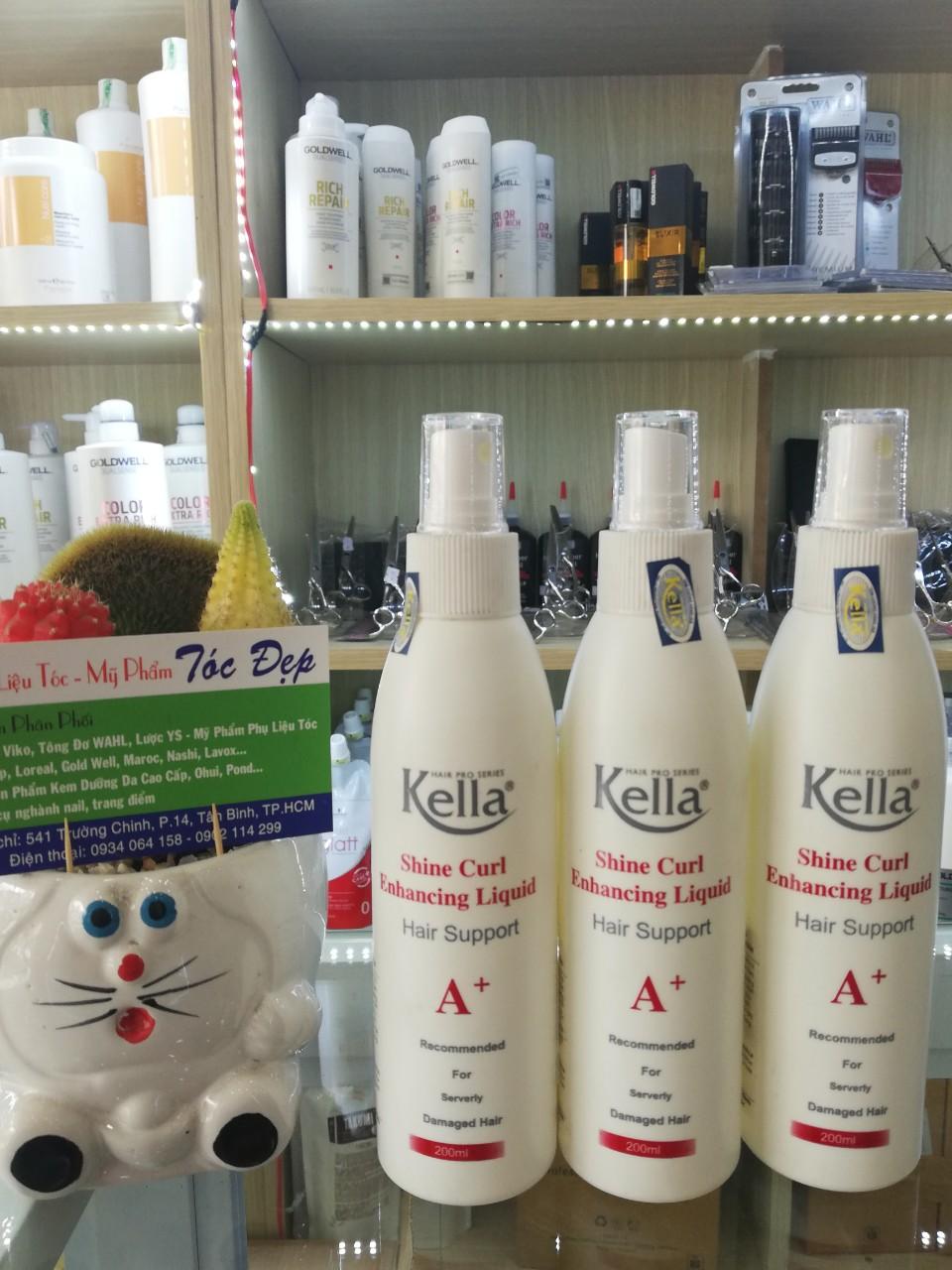 Sữa dinh dưỡng dành cho tóc uốn xoăn Kella Shine Curl Enhancing Liquid