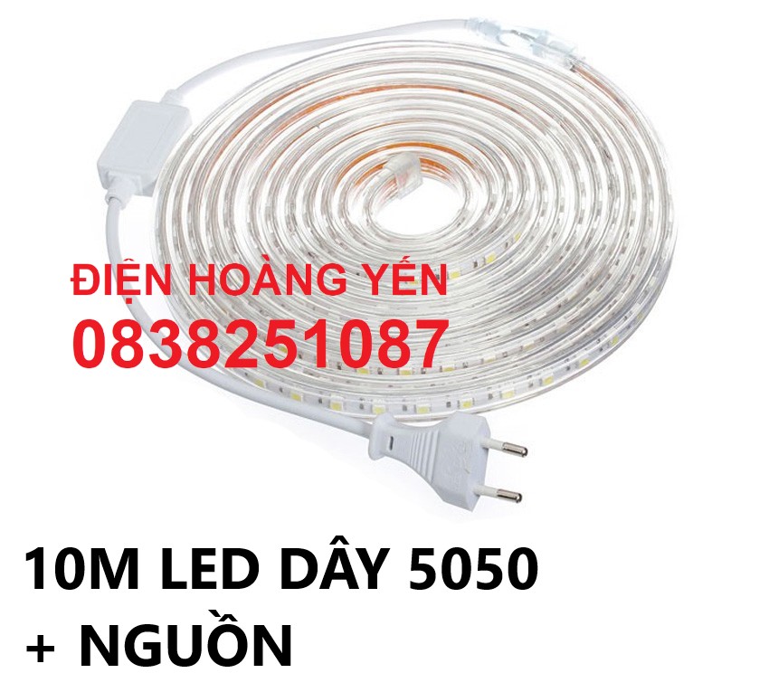 [HCM]Đèn LED dây 5050 MÀU TRẮNG 10m