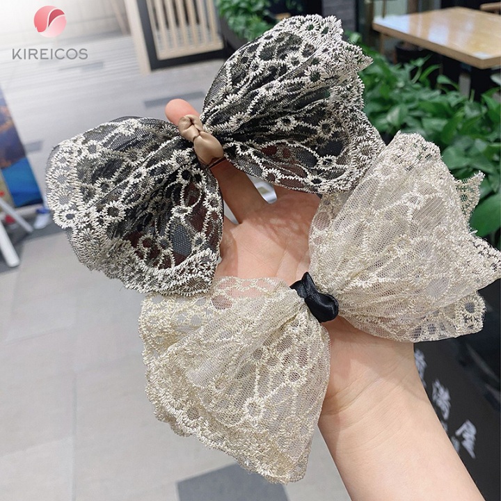 [HCM]Kẹp Nơ Ren Tiểu Thư Cao Cấp Hot Trend Hàn Quốc