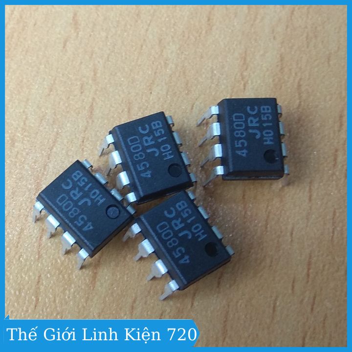 IC khuếch đại JRC4580 DIP8