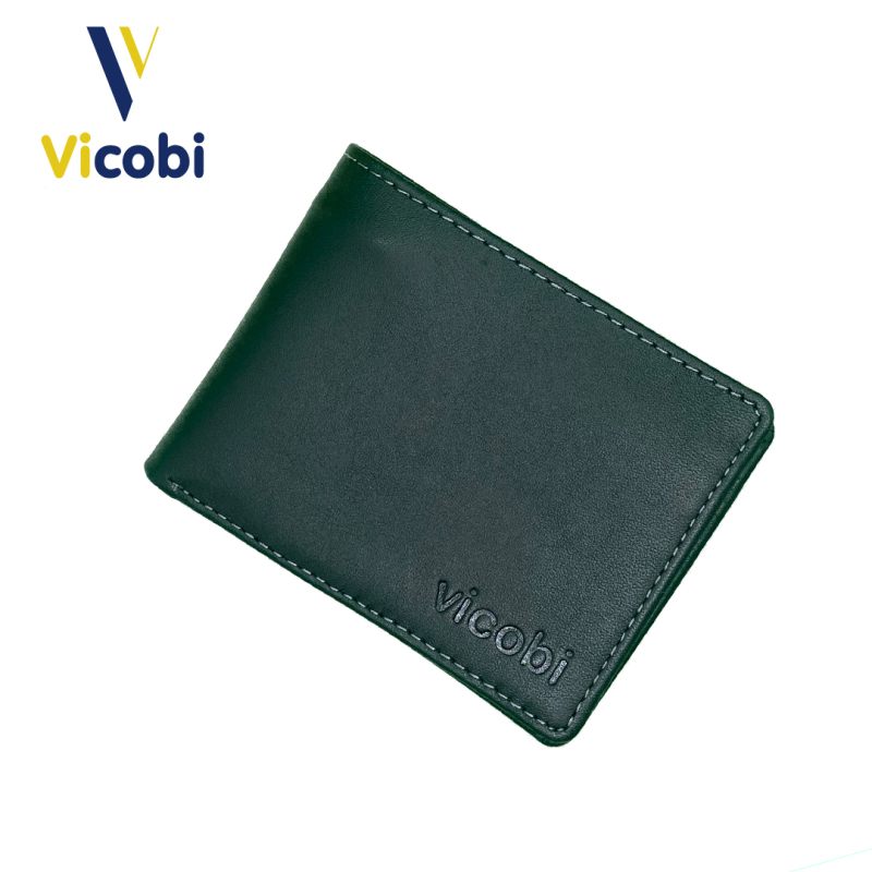 Ví Mini Nam Da Bò Vicobi M6, ví đựng thẻ ATM nhỏ gọn bỏ túi và để cà vẹt, bằng lái mới, giấy tờ xe mới, Made in VietNam