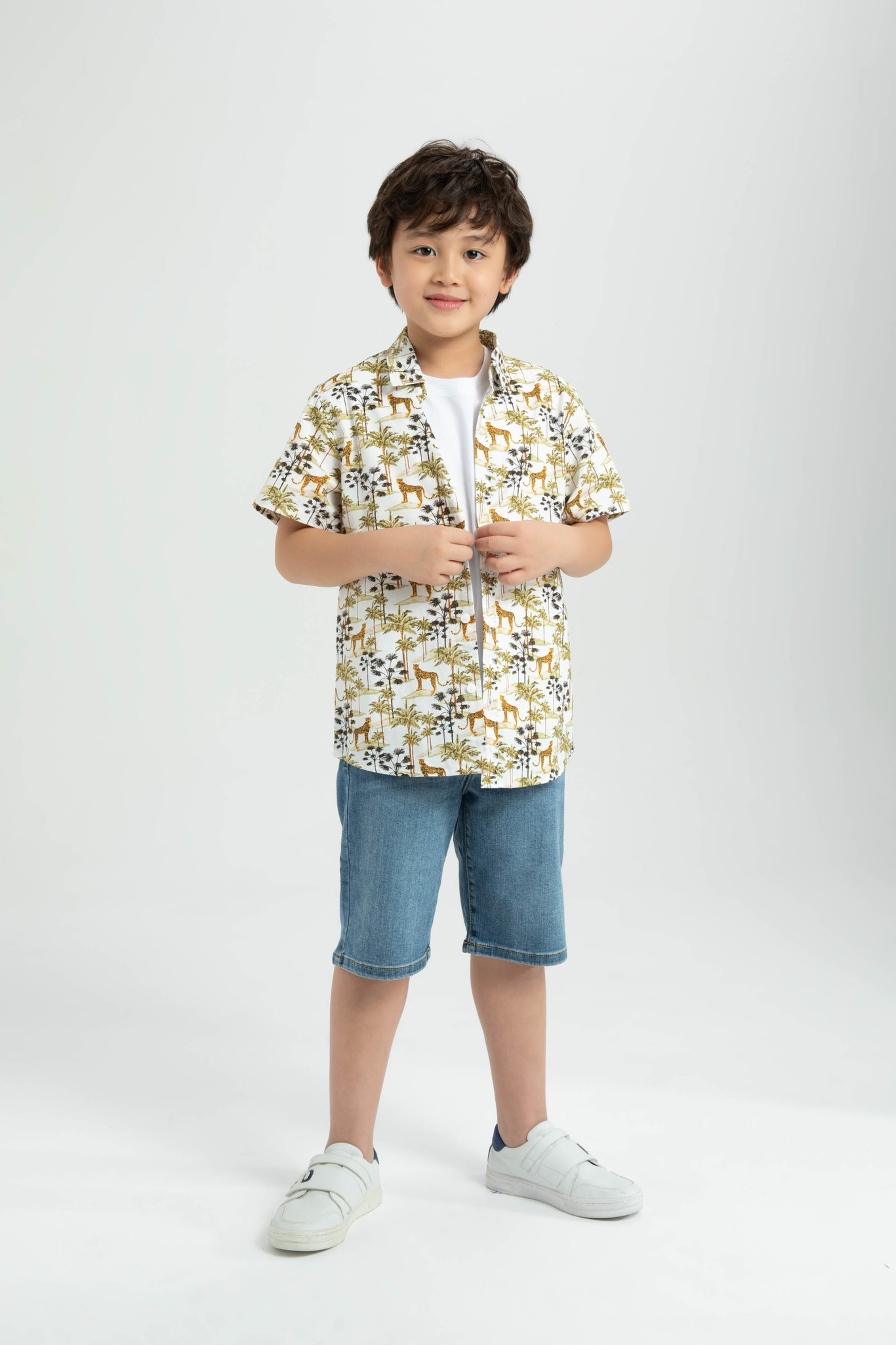 Áo bé trai họa tiết ivy moda ms 16k1209