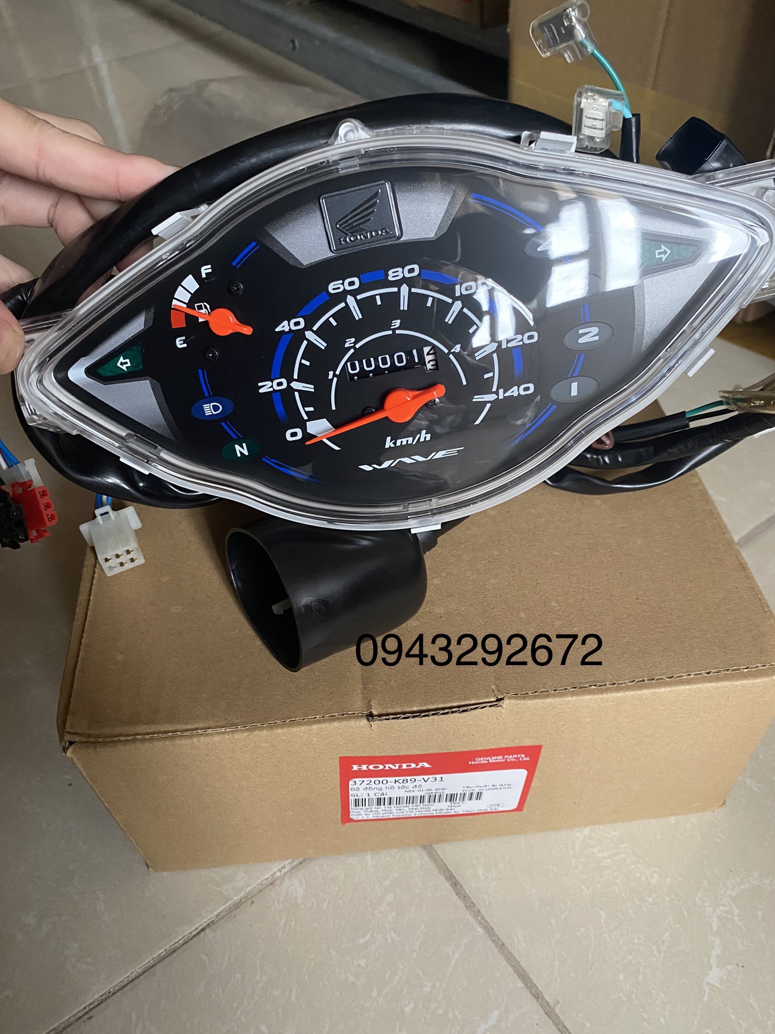 Đồng hồ wave 110 2019 honda