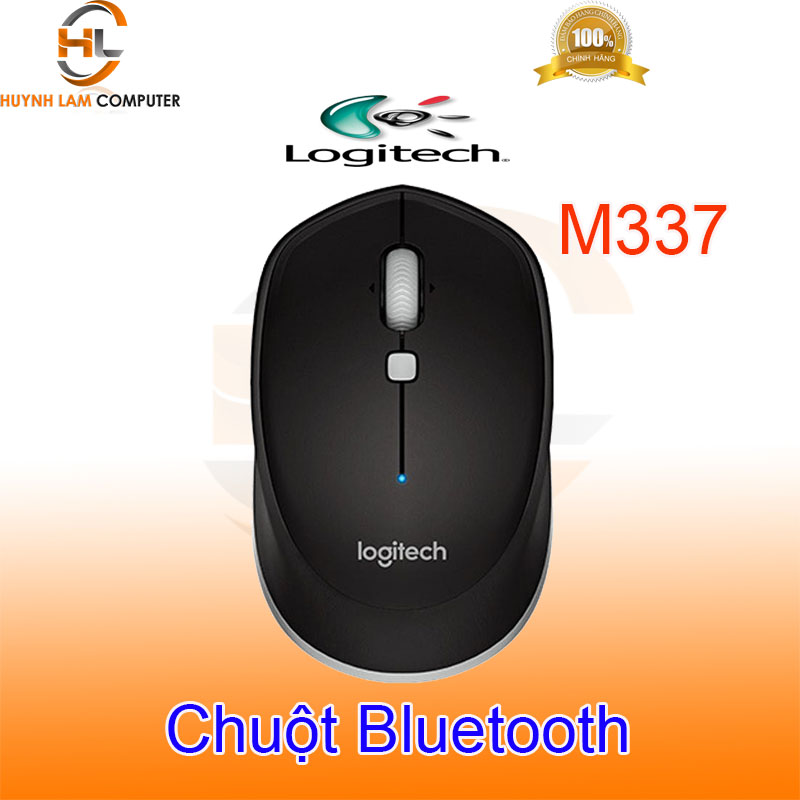 Chuột Bluetooth Logitech M337 phạm vi 10m nhỏ gọn lượt mượt click cực êm - Hãng phân phối