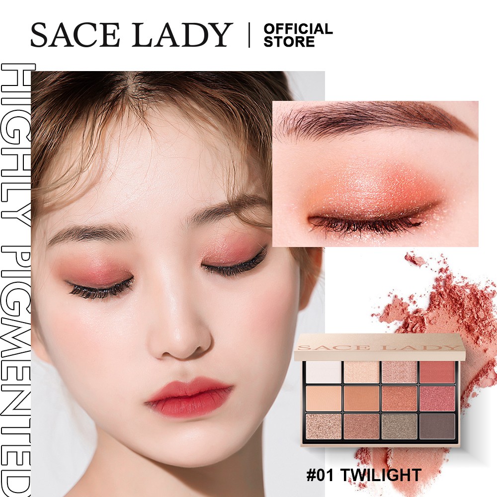 [Hoản Tiền 20%] Bảng phấn mắt SACELADY, Phấn mắt, Phấn mắt nội địa trung, phanmat, màu mắt