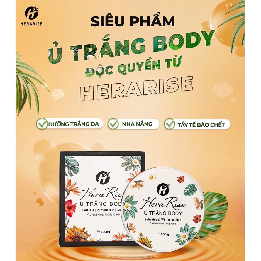 Kem Dưỡng Da Ủ TRẮNG BODY HERARISE 200G