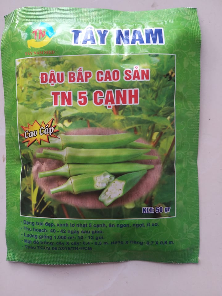 Hạt giống đậu bắp cao sản Tây Nam 50g