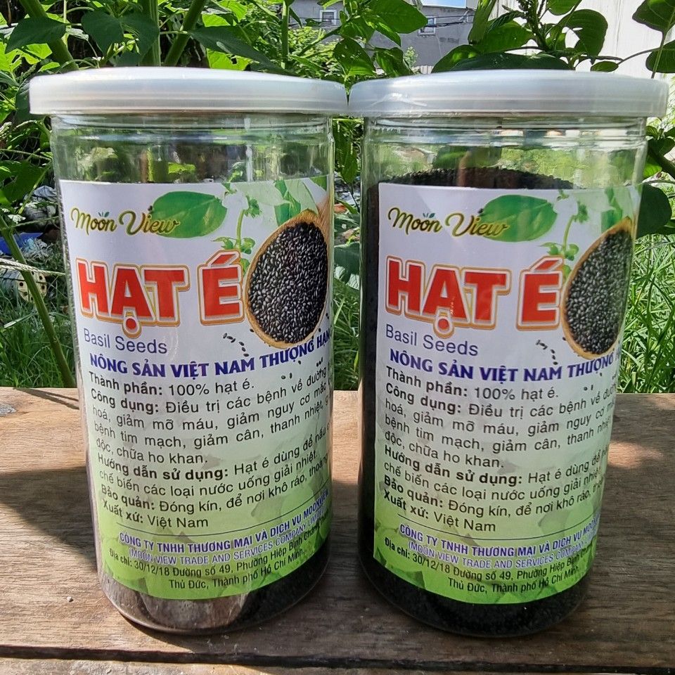Hạt É Sạch Loại 1 Hũ 500g Thương Hiệu Monview