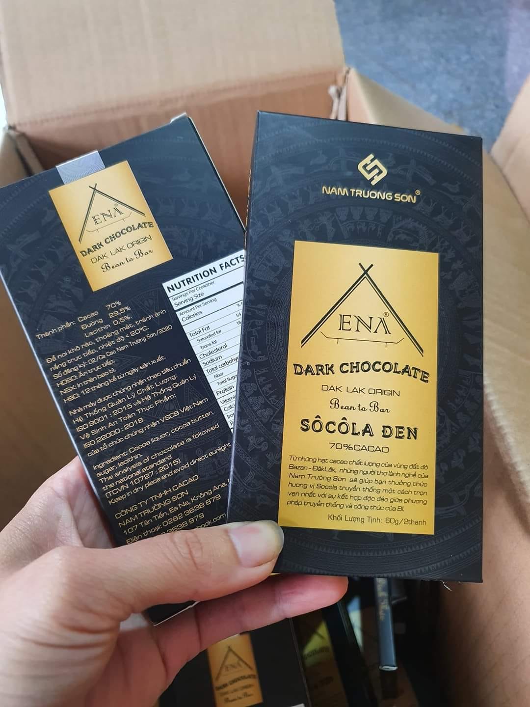Sô cô la 70% ca cao Nam Trường Sơn
