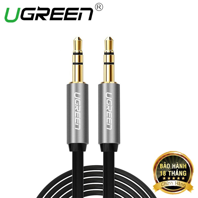 Cáp Audio 3.5mm Ugreen 10723 dài 05m màu đen  - HapuStore