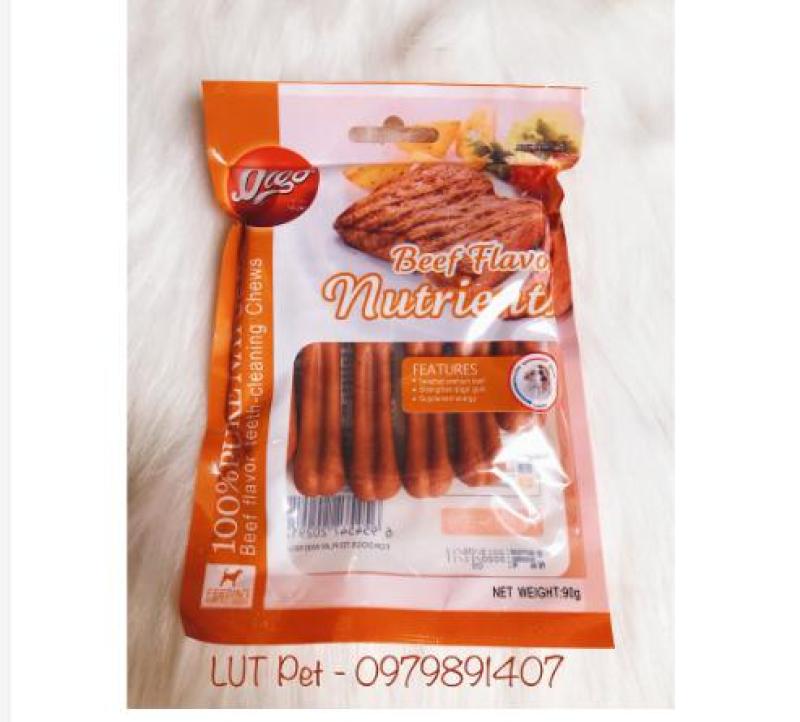 Xương gặm canxi sạch răng chó Orgo High Calcium khử hôi miệng - Xương dinh sưỡng làm sạch răng thơm miệng chó mèo