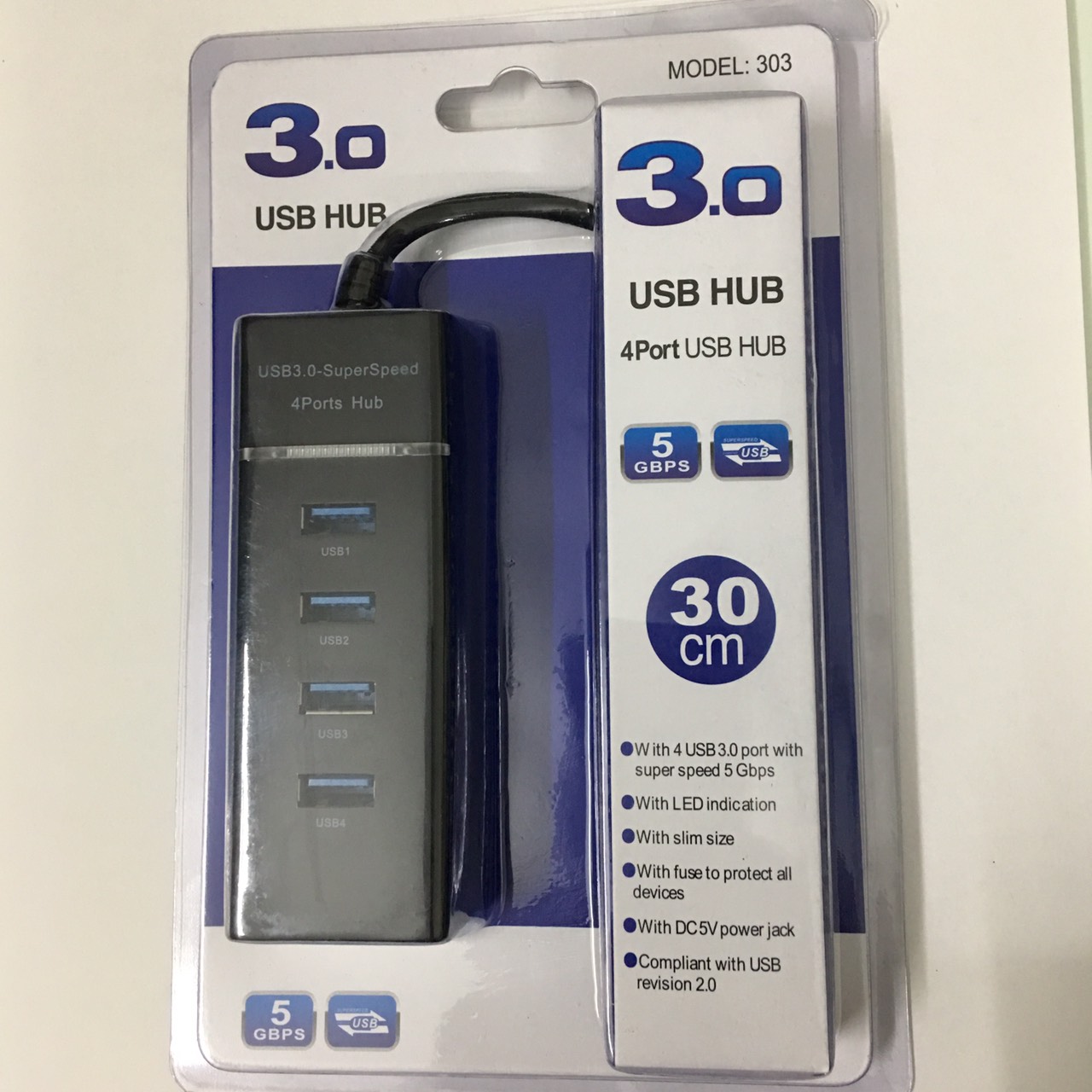Bộ Chia USB 1 ra 4 Cổng USB 3.0 cáp chia usb
