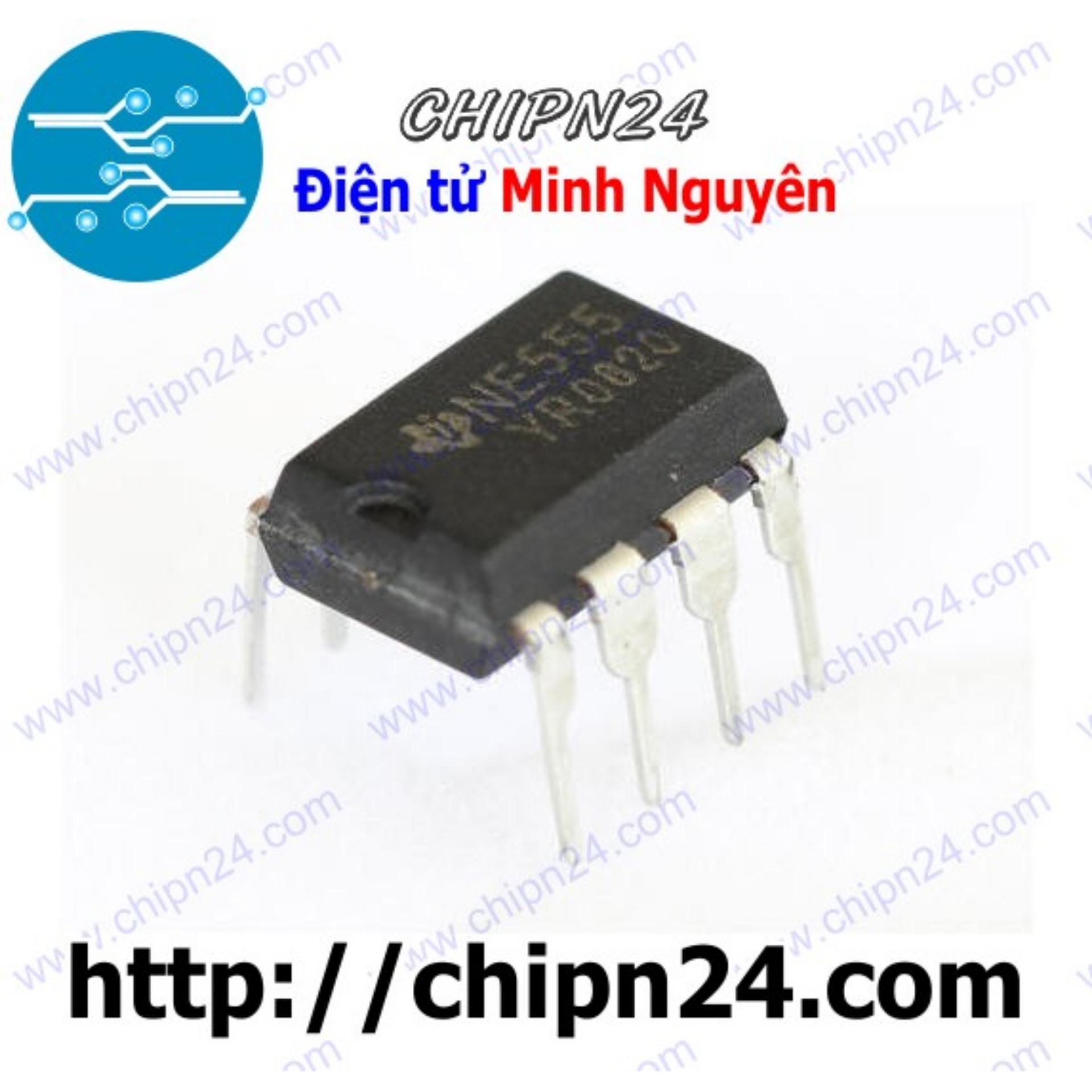 [4 con] (DIP) IC NE555 DIP-8 (NE555N NE555P 555)