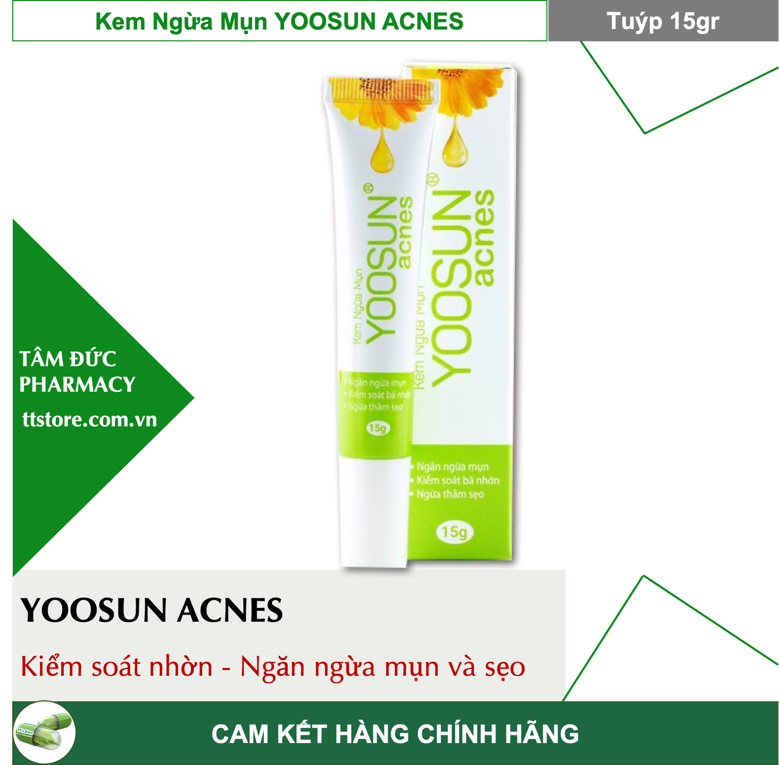 [HCM]Kem Bôi YOOSUN - Kem giảm ngứa hăm tả Yoosun Rau máu - Kem Nghệ Yosun - Kem ngừa mụn Yoosun acnes