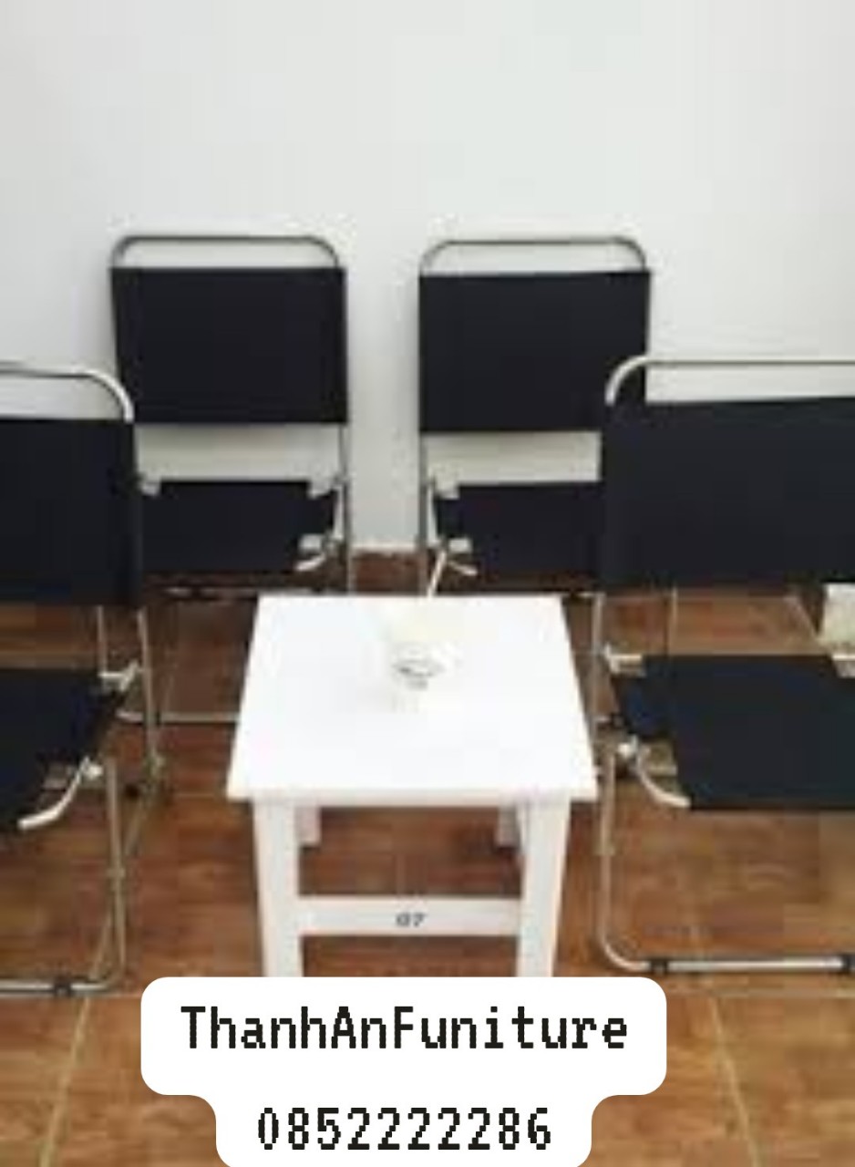 4 GHẾ XẾP VẢI DÙ LƯNG THẤP