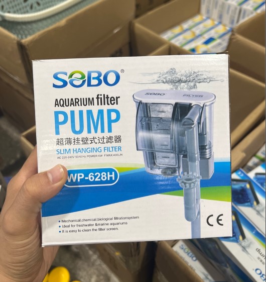 Lọc Thác Sobo WP-618H, WP-628H, WP-638H Cho Bể Cá Cảnh (Lọc thác cao cấp mini có hút mặt, chạy êm)