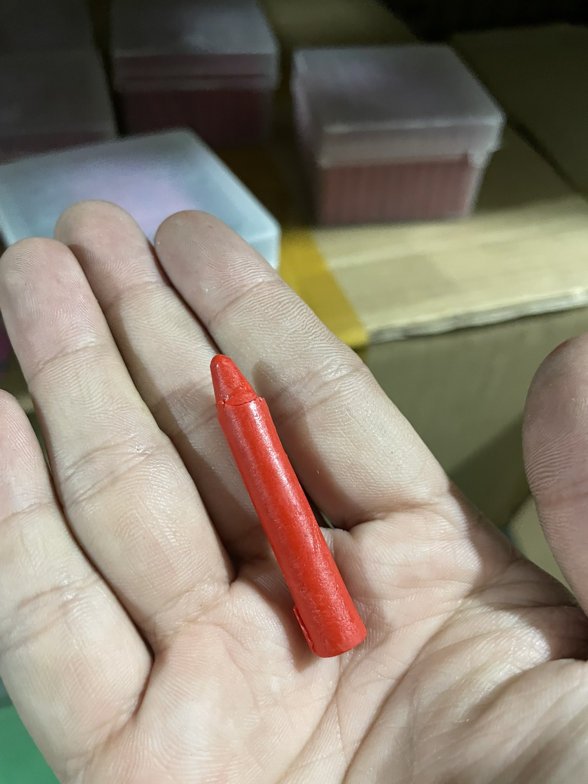 (Hộp 100 Cây) Phấn sáp xé - Phấn sáp không trôi, Phấn Cây Hồng Ân